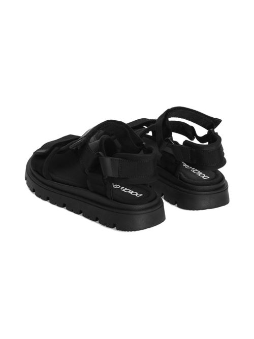 Sandalo unisex Dolce e Gabbana Kids nero stile Teva Dolce & Gabbana Kids | DA5350A55558B956